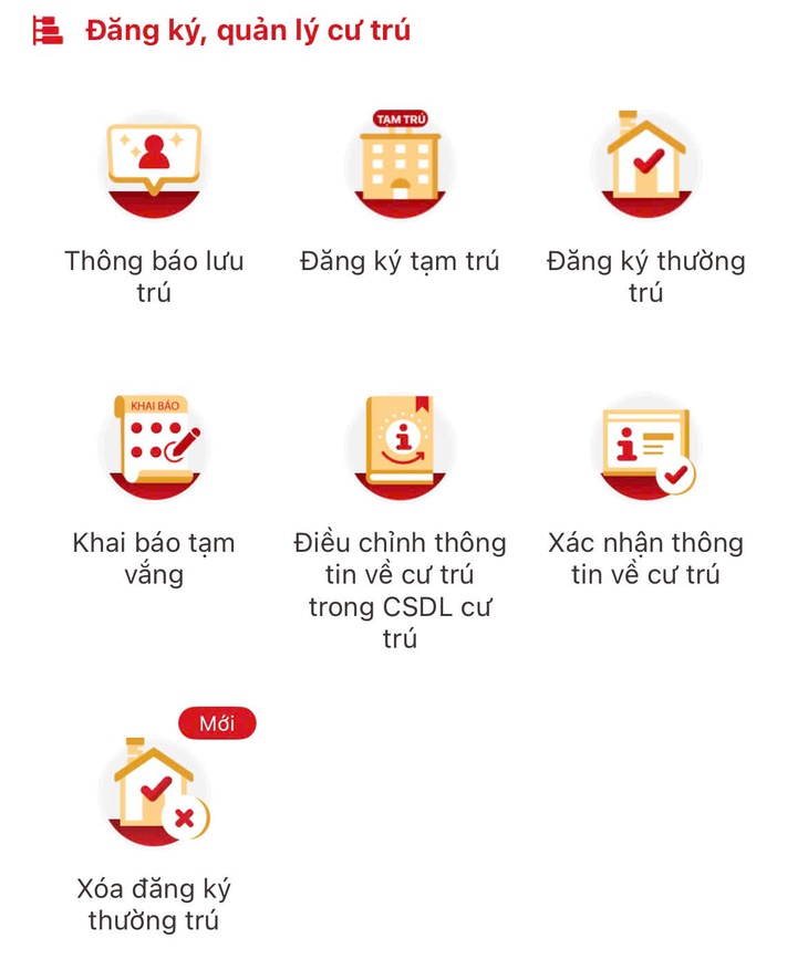 Chi tiết các thủ tục hành chính người dân có thể làm trên VNeID- Ảnh 2.
