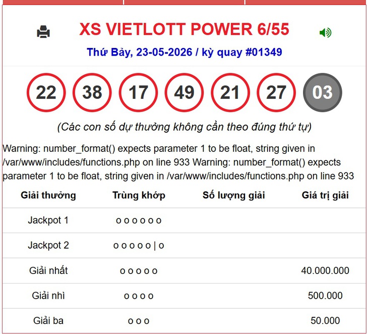 Kết quả xổ số Vietlott hôm nay 30/5/2026 - Vietlott 30/5 - Xổ số Power 6/55 ngày 30/5- Ảnh 4.