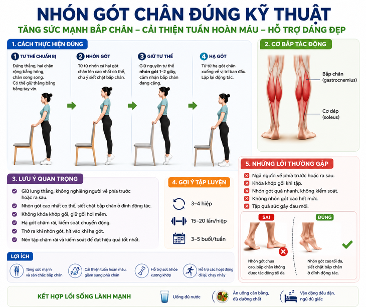 5 tác hại khi nhón gót chân sai cách- Ảnh 1. 5 tác hại khi nhón gót chân sai cách- Ảnh 1.