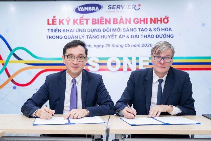 VAMBRA và Servier ký kết Biên bản ghi nhớ hợp tác thúc đẩy đổi mới số trong quản lý tăng huyết áp và đái tháo đường tại Việt Nam- Ảnh 2.