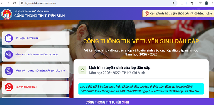 Nhiều phụ huynh TPHCM đăng ký tuyển sinh đầu cấp cho con sai quy định ngay từ ngày đầu- Ảnh 1.