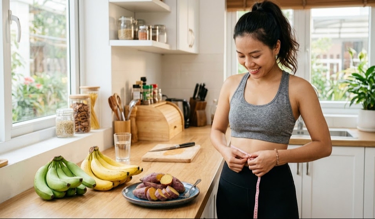 Cách ăn khoai lang và chuối trong thực đơn giảm cân- Ảnh 1. Cách ăn khoai lang và chuối trong thực đơn giảm cân- Ảnh 1.