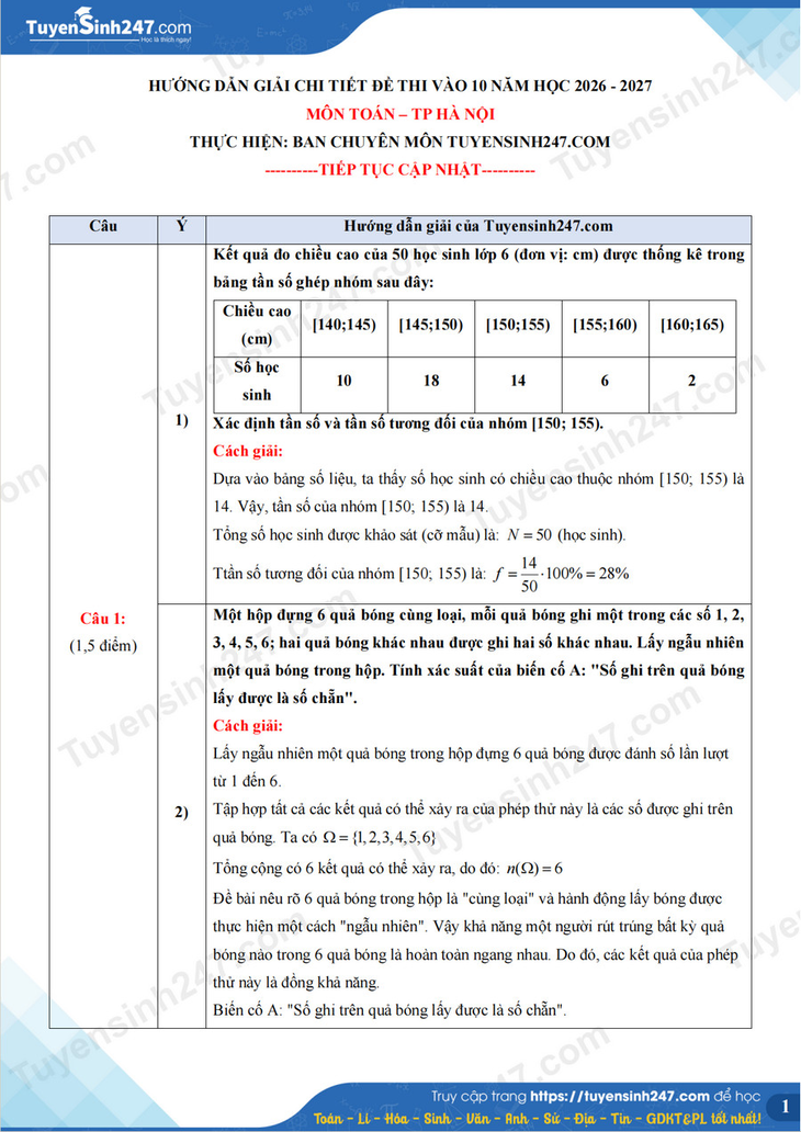 Đáp án đề thi môn Toán vào lớp 10 năm 2026 tại Hà Nội chi tiết nhất- Ảnh 4. Đáp án đề thi môn Toán vào lớp 10 năm 2026 tại Hà Nội chi tiết nhất- Ảnh 4.