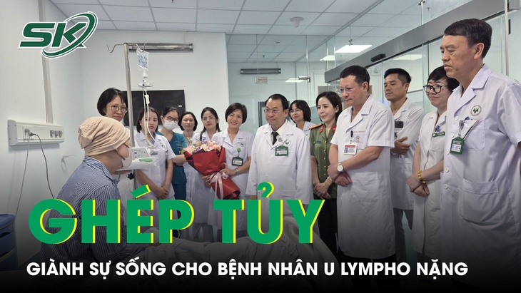 Ghép tủy giành sự sống cho bệnh nhân u lympho nặng - Ảnh 1.