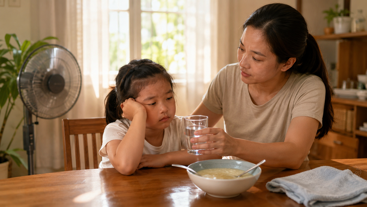 5 dấu hiệu trẻ biếng ăn mùa nóng- Ảnh 2.