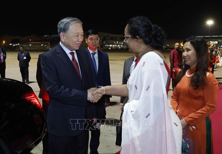Tổng Bí thư, Chủ tịch nước Tô Lâm bắt đầu thăm cấp Nhà nước Cộng hòa xã hội chủ nghĩa dân chủ Sri Lanka- Ảnh 2. Tổng Bí thư, Chủ tịch nước Tô Lâm bắt đầu thăm cấp Nhà nước Cộng hòa xã hội chủ nghĩa dân chủ Sri Lanka- Ảnh 2.