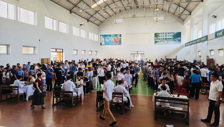 Gần 600 tình nguyện viên tại Quảng Trị tham gia hiến máu- Ảnh 1.