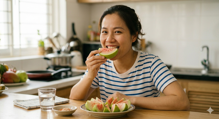 Ăn ổi giảm cân: Nên ăn cả vỏ hay bỏ ruột để 'đốt mỡ' bụng nhanh nhất?- Ảnh 1. Ăn ổi giảm cân: Nên ăn cả vỏ hay bỏ ruột để 'đốt mỡ' bụng nhanh nhất?- Ảnh 1.