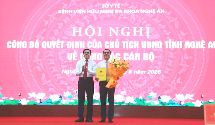 Tân Giám đốc Bệnh viện Hữu nghị Đa khoa Nghệ An: Xây dựng bệnh viện thông minh, chuyên nghiệp và hiện đại- Ảnh 1.
