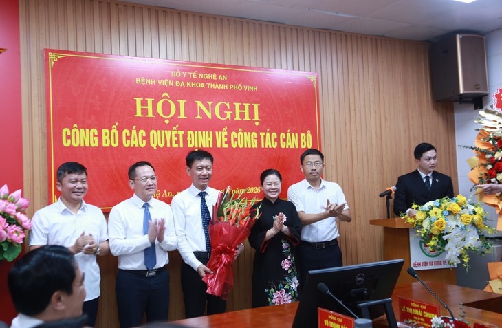 Bệnh viện Đa khoa TP Vinh có tân Giám đốc- Ảnh 4. Bệnh viện Đa khoa TP Vinh có tân Giám đốc- Ảnh 4.