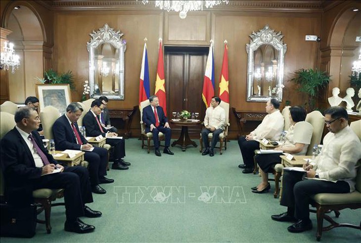 Tổng Bí thư, Chủ tịch nước Tô Lâm và Tổng thống Philippines hội đàm- Ảnh 1. Tổng Bí thư, Chủ tịch nước Tô Lâm và Tổng thống Philippines hội đàm- Ảnh 1.