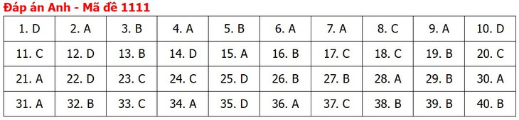Đề thi, đáp án môn Tiếng Anh tốt nghiệp THPT 2026 tất cả mã đề - Ảnh 15.