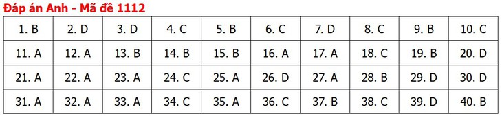 Đề thi, đáp án môn Tiếng Anh tốt nghiệp THPT 2026 tất cả mã đề - Ảnh 16.