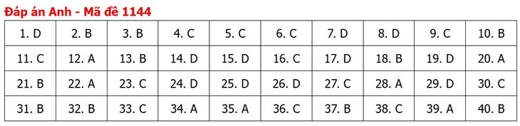 Đề thi, đáp án môn Tiếng Anh tốt nghiệp THPT 2026 tất cả mã đề - Ảnh 49.
