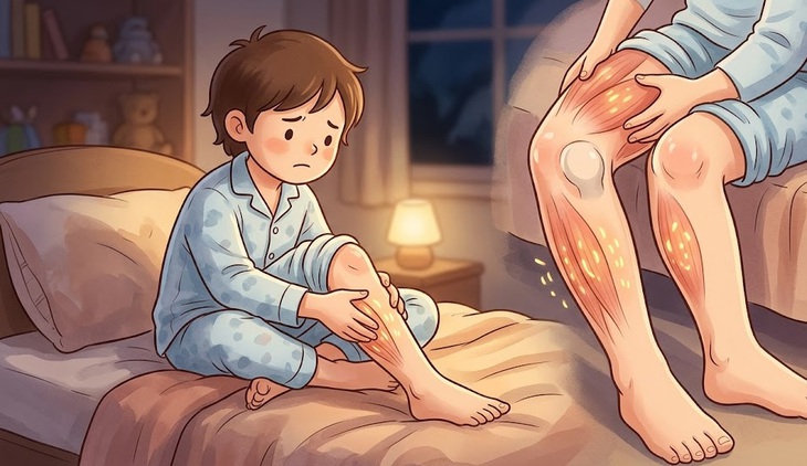 Dấu hiệu đặc trưng khi trẻ đau tăng trưởng
- Ảnh 1.
