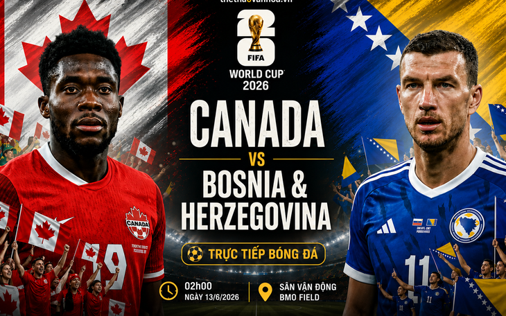 Lịch thi đấu World Cup 2026 hôm nay ngày 13/6: Bảng B và D khởi tranh - Ảnh 1.