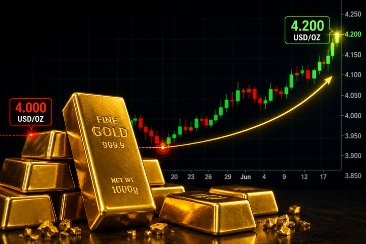 Giá vàng, bạc thế giới sáng 13/6 bật tăng khi Mỹ, Iran cùng tuyên bố tiến gần thỏa thuận hòa bình- Ảnh 1.