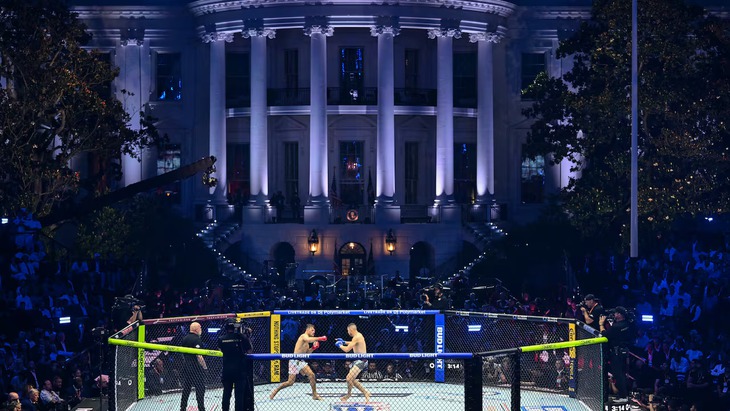 Nhà Trắng lần đầu tiên tổ chức sự kiện võ tổng hợp của UFC- Ảnh 1.