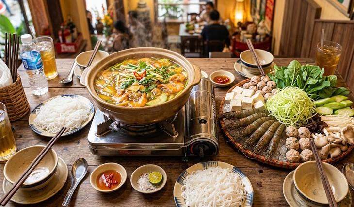 Lẩu tôm bầu, món ăn tốt cho người giảm cân - Ảnh 1.