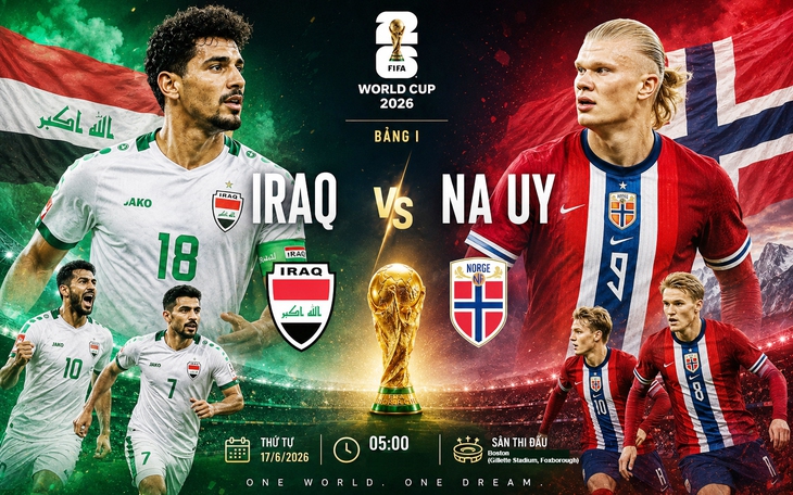 Kênh và link xem trực tiếp Iraq vs Na Uy - World Cup 2026 ngày 17/6- Ảnh 4.