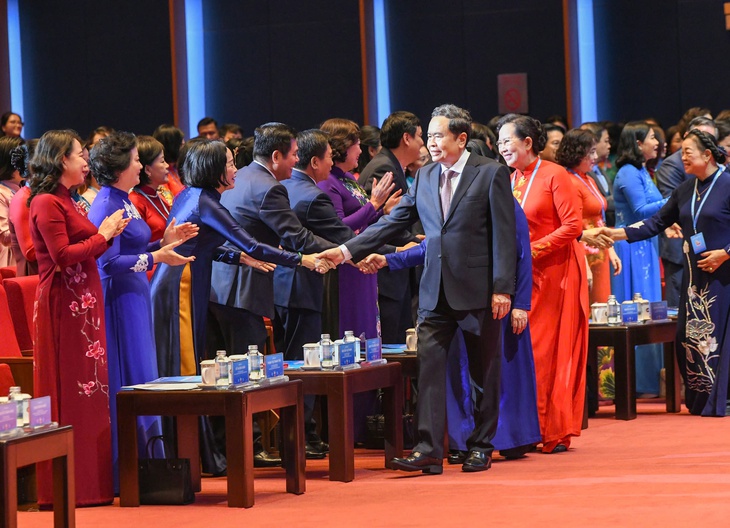 Chủ tịch Quốc hội Trần Thanh Mẫn dự Đại hội đại biểu Phụ nữ toàn quốc- Ảnh 2.