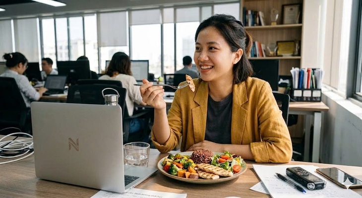 Dinh dưỡng 'lệch sinh học': Cách người làm báo cân bằng trước đặc thù nghề nghiệp - Ảnh 3. Dinh dưỡng 'lệch sinh học': Cách người làm báo cân bằng trước đặc thù nghề nghiệp - Ảnh 3.