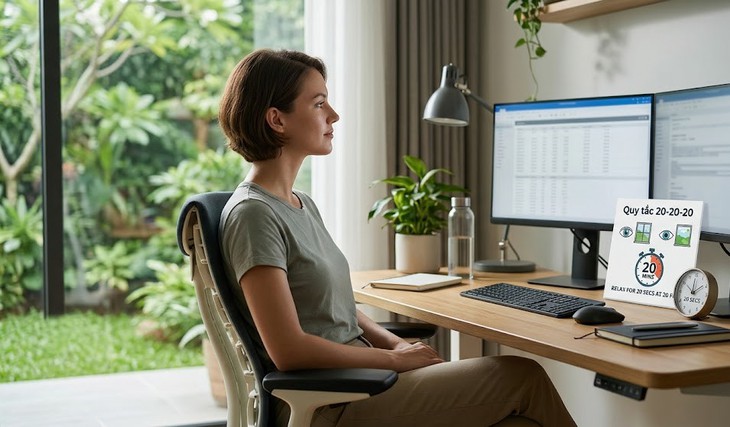 Cách bảo vệ đôi mắt trước ánh sáng xanh giúp chậm lão hóa - Ảnh 1.