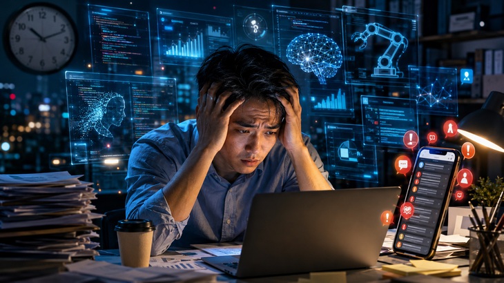 Kỷ nguyên AI và hội chứng luôn sợ mình chậm hơn người khác- Ảnh 1. Kỷ nguyên AI và hội chứng luôn sợ mình chậm hơn người khác- Ảnh 1.