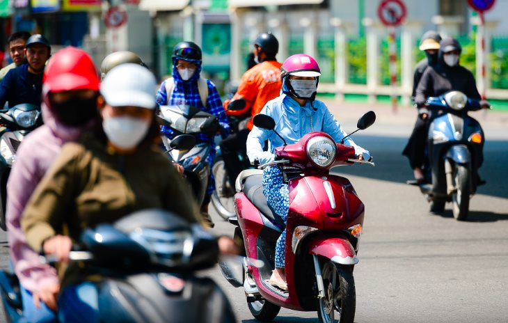 Nắng nóng gia tăng khu vực đồng bằng Bắc Bộ và Trung Bộ- Ảnh 1.