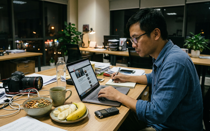 Dinh dưỡng 'lệch sinh học': Cách người làm báo cân bằng trước đặc thù nghề nghiệp - Ảnh 4.