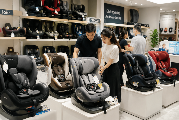Sắp tới 'hạn chót' 1/7: Thị trường ghế trẻ em ô tô sôi động, phụ huynh vẫn băn khoăn lựa chọn- Ảnh 2. Sắp tới 'hạn chót' 1/7: Thị trường ghế trẻ em ô tô sôi động, phụ huynh vẫn băn khoăn lựa chọn- Ảnh 2.