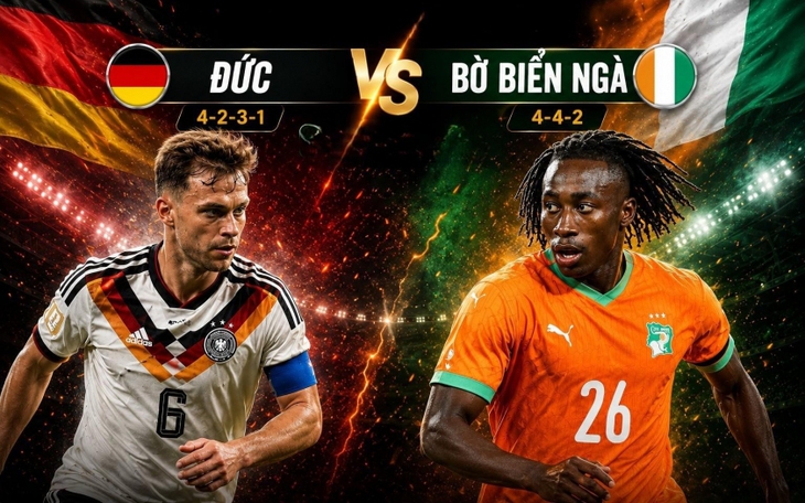 Kênh và link xem trực tiếp Đức vs Bờ Biển Ngà - World Cup 2026 ngày 21/6- Ảnh 2.