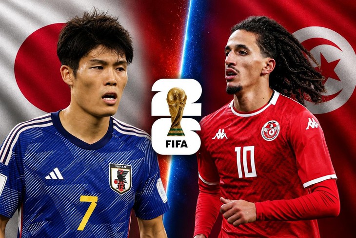 Kênh và link xem trực tiếp Nhật Bản vs Tunisia - World Cup 2026 ngày 21/6- Ảnh 1.
