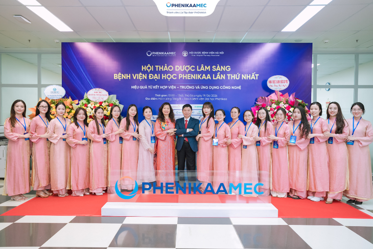Thúc đẩy sử dụng thuốc an toàn, hợp lý và hiệu quả: Dấu ấn từ Hội thảo Dược lâm sàng Bệnh viện Đại học Phenikaa lần thứ nhất- Ảnh 4. Thúc đẩy sử dụng thuốc an toàn, hợp lý và hiệu quả: Dấu ấn từ Hội thảo Dược lâm sàng Bệnh viện Đại học Phenikaa lần thứ nhất- Ảnh 4.
