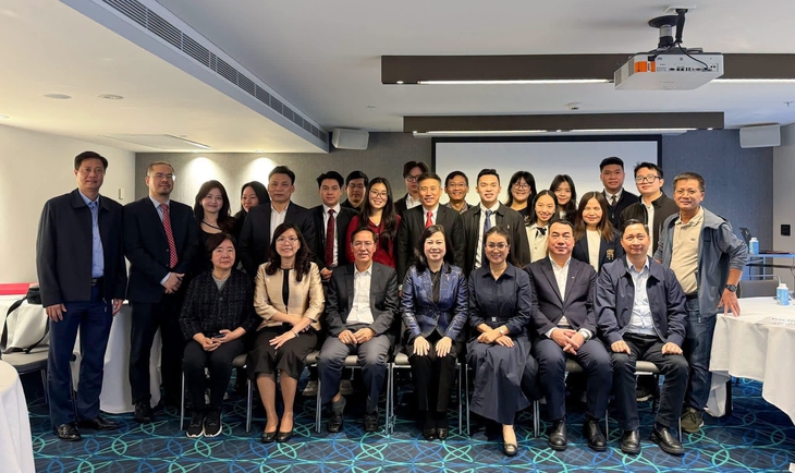 Bộ trưởng Đào Hồng Lan làm việc với Hội Sinh viên Việt Nam tại Australia- Ảnh 3. Bộ trưởng Đào Hồng Lan làm việc với Hội Sinh viên Việt Nam tại Australia- Ảnh 3.
