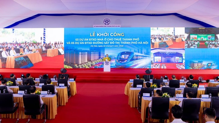 Thủ tướng dự lễ khởi công đồng thời 5 tuyến đường sắt đô thị và 3 dự án nhà ở cho thuê- Ảnh 3. Thủ tướng dự lễ khởi công đồng thời 5 tuyến đường sắt đô thị và 3 dự án nhà ở cho thuê- Ảnh 3.