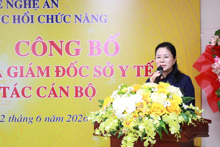 Bổ nhiệm Giám đốc Bệnh viện Phục hồi chức năng Nghệ An- Ảnh 1. Bổ nhiệm Giám đốc Bệnh viện Phục hồi chức năng Nghệ An- Ảnh 1.