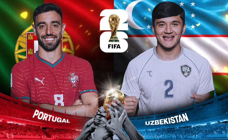 Kênh và link xem trực tiếp Bồ Đào Nha vs Uzbekistan - World Cup 2026 ngày 24/6- Ảnh 1. Kênh và link xem trực tiếp Bồ Đào Nha vs Uzbekistan - World Cup 2026 ngày 24/6- Ảnh 1.