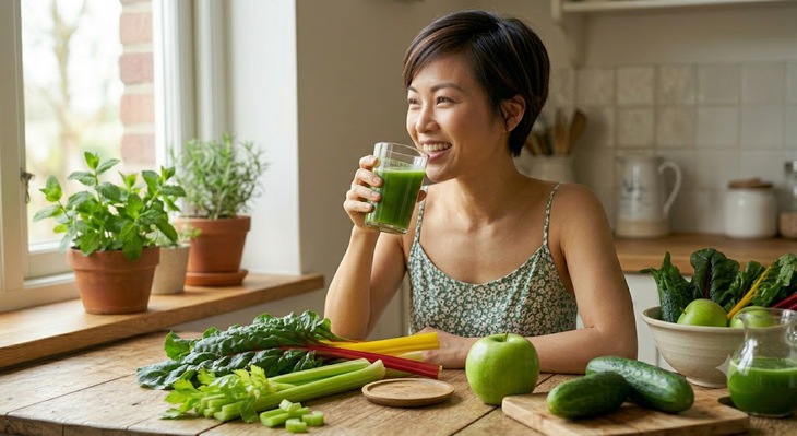 Ngày nào cũng uống nước ép rau xanh có tác dụng và hạn chế gì? - Ảnh 2.