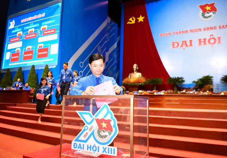 Bầu 119 người vào BCH Trung ương Đoàn khóa XIII- Ảnh 3. Bầu 119 người vào BCH Trung ương Đoàn khóa XIII- Ảnh 3.