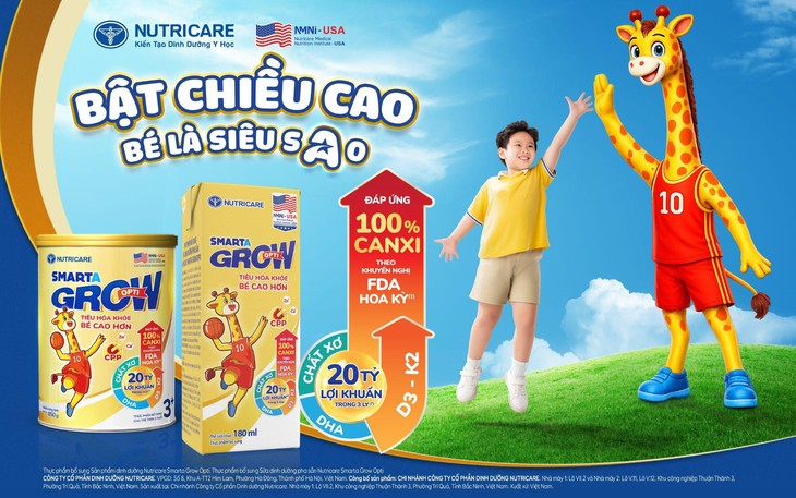 Hỗ trợ phát triển chiều cao ở trẻ nhờ hệ tiêu hóa khỏe và công thức hấp thu Canxi 'thế hệ 4' từ NMNI-USA- Ảnh 3.