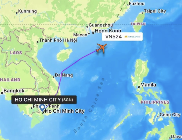 Chuyến bay từ TP.HCM đi Thượng Hải phải bất ngờ hạ cánh xuống Hồng Kông- Ảnh 2. Chuyến bay từ TP.HCM đi Thượng Hải phải bất ngờ hạ cánh xuống Hồng Kông- Ảnh 2.