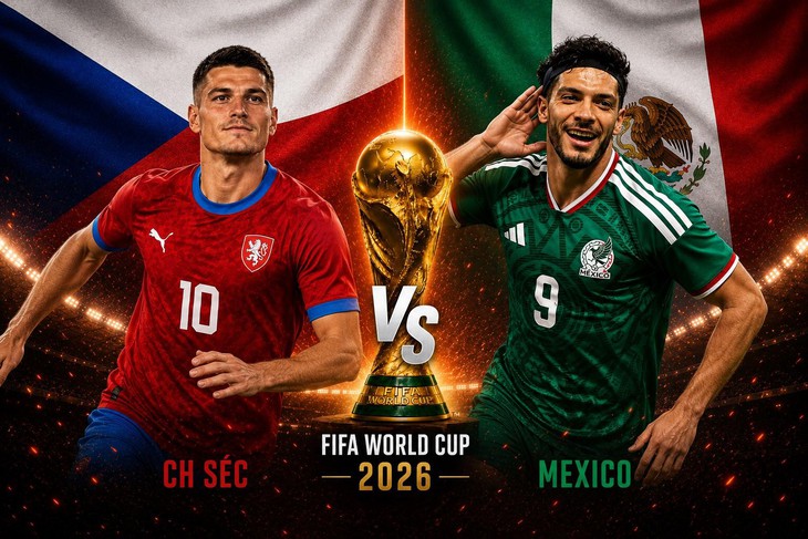 Kênh và link xem trực tiếp Séc vs Mexico - World Cup 2026 ngày 25/6- Ảnh 1.