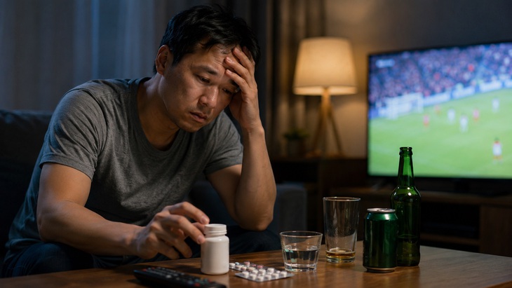 Bia rượu mùa bóng đá có thể làm nam giới “đuối” thế nào? - Ảnh 2.