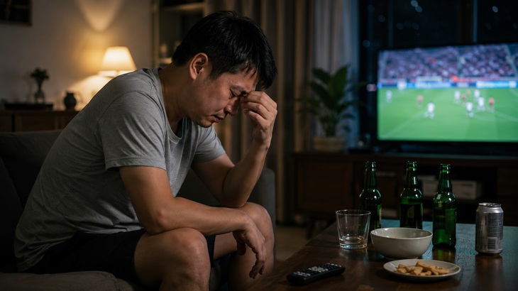 Bia rượu mùa bóng đá có thể làm nam giới “đuối” thế nào? - Ảnh 1.