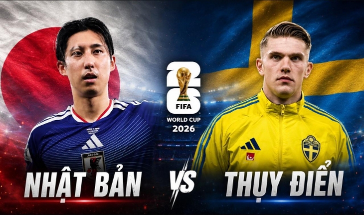 Kênh và link xem trực tiếp Nhật Bản vs Thụy Điển - World Cup 2026 ngày 26/6- Ảnh 1.