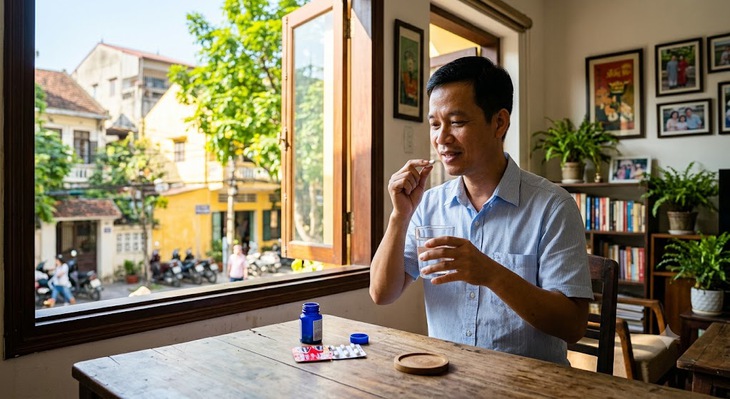 Uống thuốc trong ngày nắng nóng cần lưu ý gì để tránh mất nước và tụt huyết áp? - Ảnh 1.
