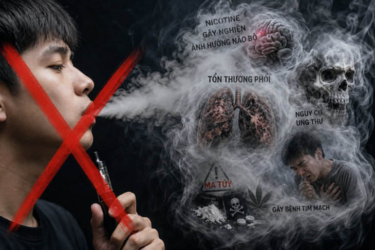 Cơ chế tàn phá não bộ Nicotine trong thuốc lá điện tử diễn ra thế nào? - Ảnh 1.