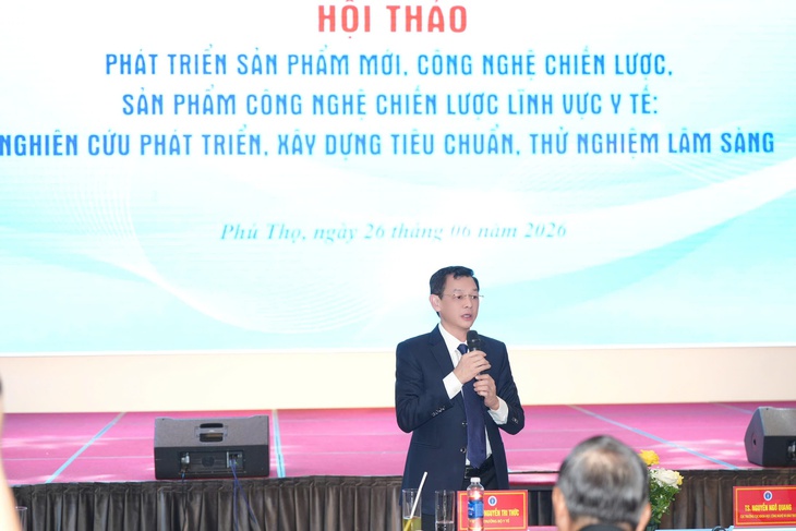 Thứ trưởng Nguyễn Tri Thức: Mạnh dạn thí điểm, đưa nhanh thành tựu khoa học công nghệ vào khám chữa bệnh- Ảnh 1.