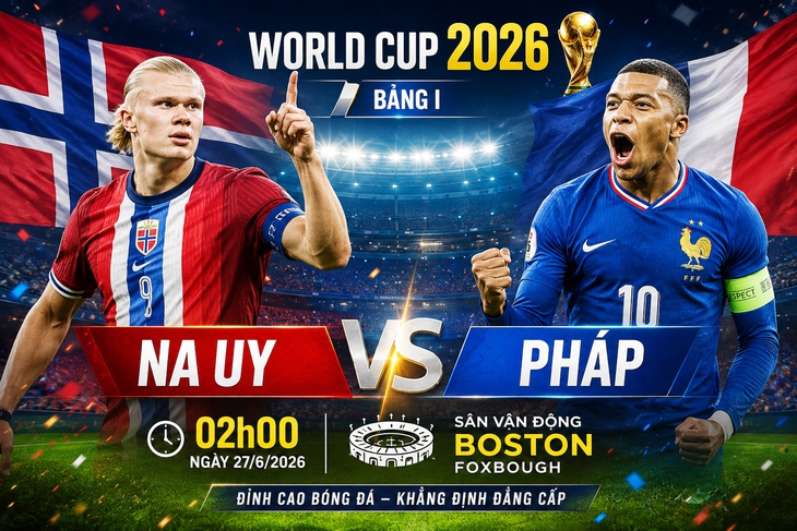 Nhận định Na Uy vs Pháp 2026: Đại chiến Haaland và Mbappe tại World Cup - Ảnh 1.
